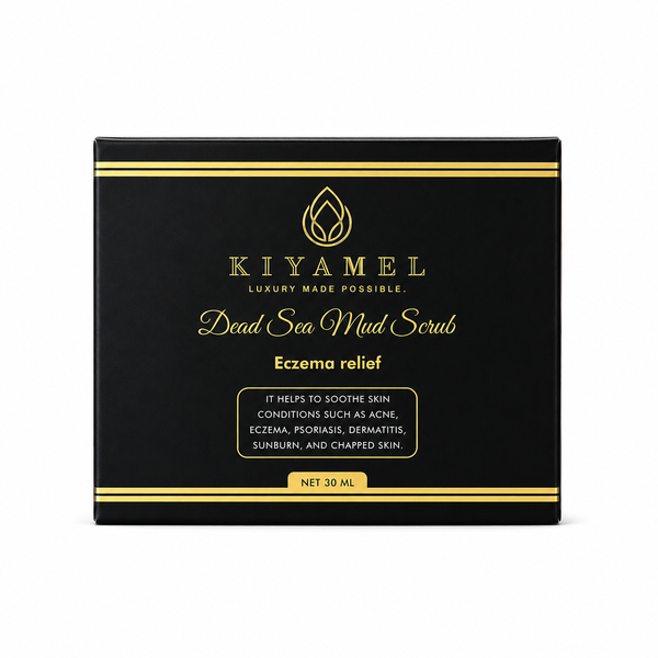 Lux Dead Sea Mud Scrub Soap by Kiyamel | Dead Sea Mud Soap for Eczema and Acne