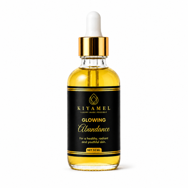 Glowing Abundance Oil by Kiyamel | Brightening Body Oil for Dark Skin Tone