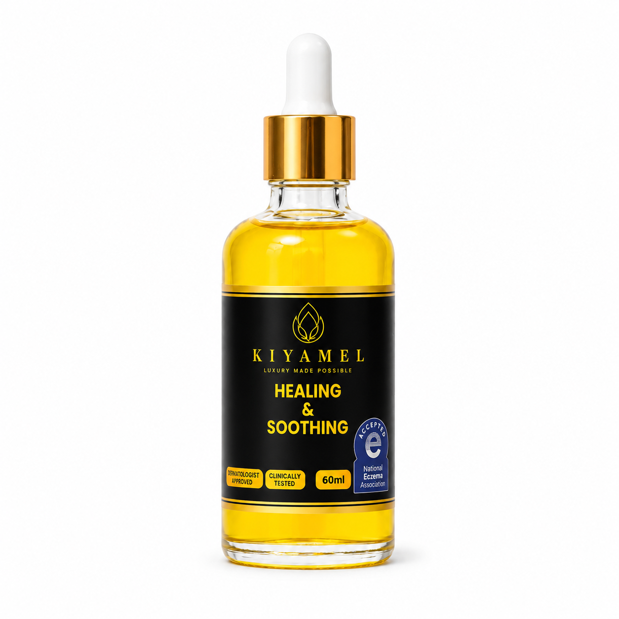 Healing and Soothing Adult Oil by Kiyamel | Body Oil for Eczema-Prone Sensitive Skin