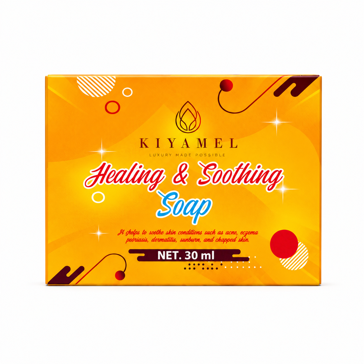 Healing & Soothing Soap by Kiyamel | Natural Baby Soap for Sensitive Skin